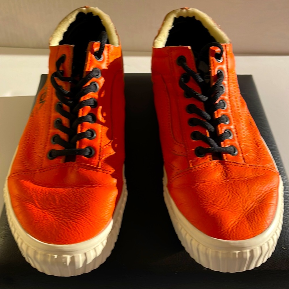 Mens Vans Old School Space Voyager Firecracker Orange.